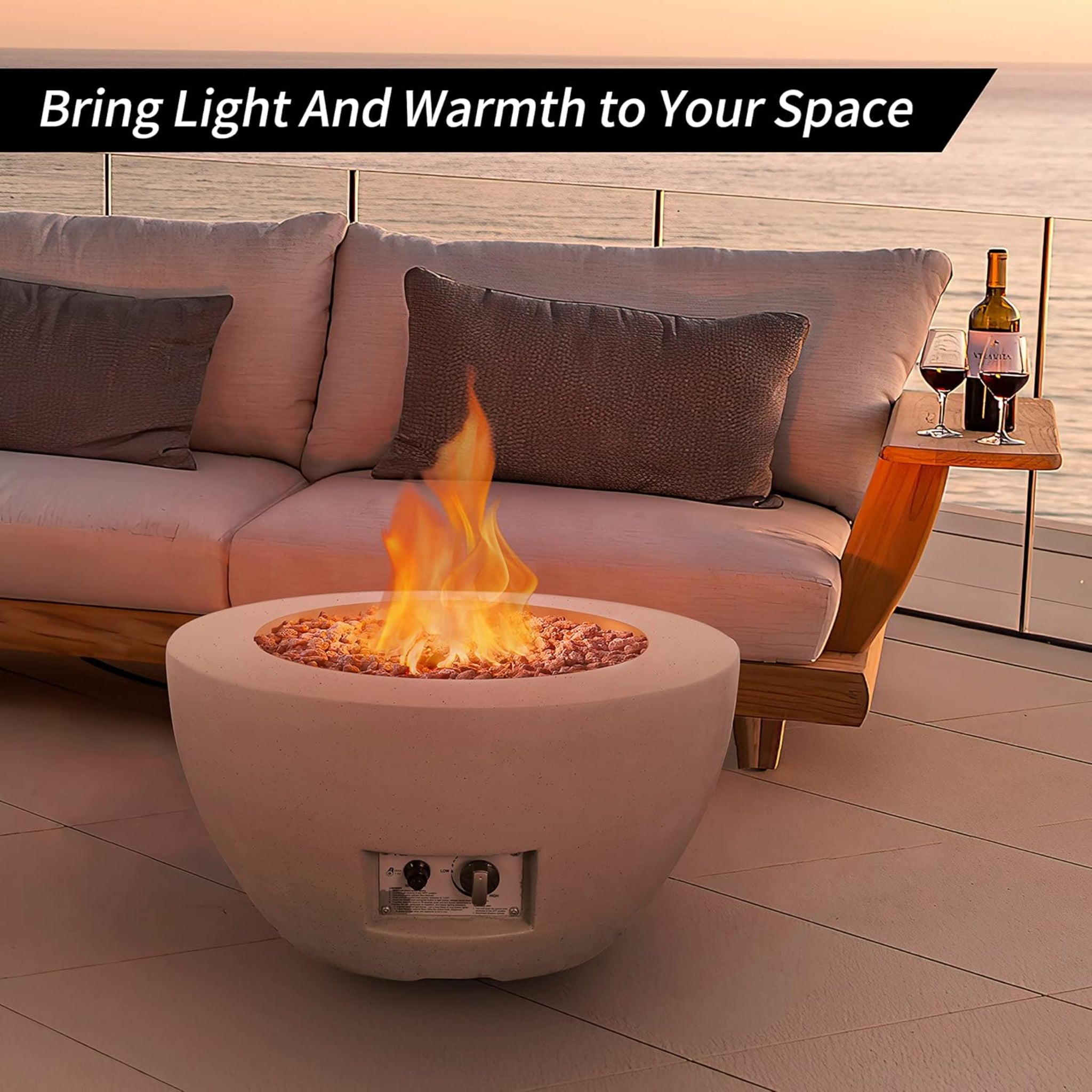 FerroGlow Precision Fire Bowl